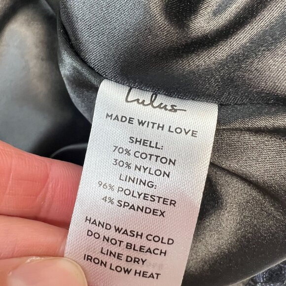 NWT Lulus Molinetto Navy Blue Lace Ruffled Tiered Sleeveless Maxi Dress XL - Picture 13 of 13